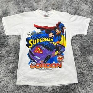 Vintage 1998 Jeff Gordon Superman AOP NASCAR Tshirt